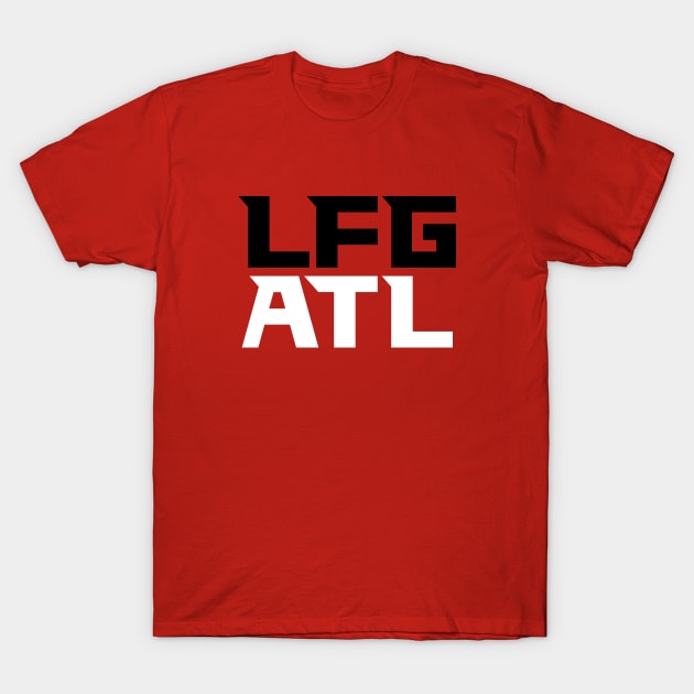 LFG ATL - Red T-Shirt by KFig21